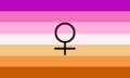 A flag for "nonbinary femme" from Beyond Mogai Pride Flags.